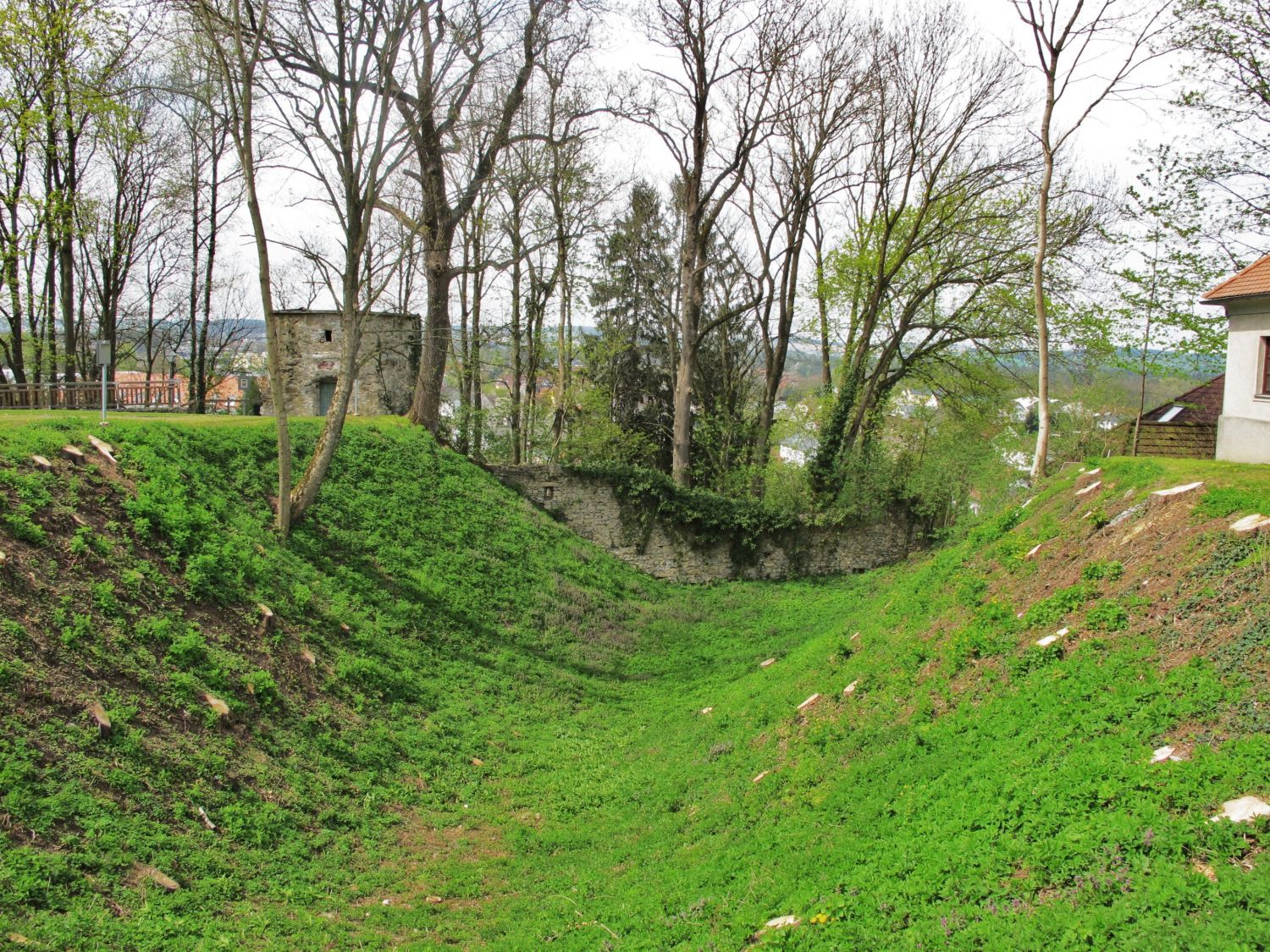 Halsgraben Schloss Ulmerfeld