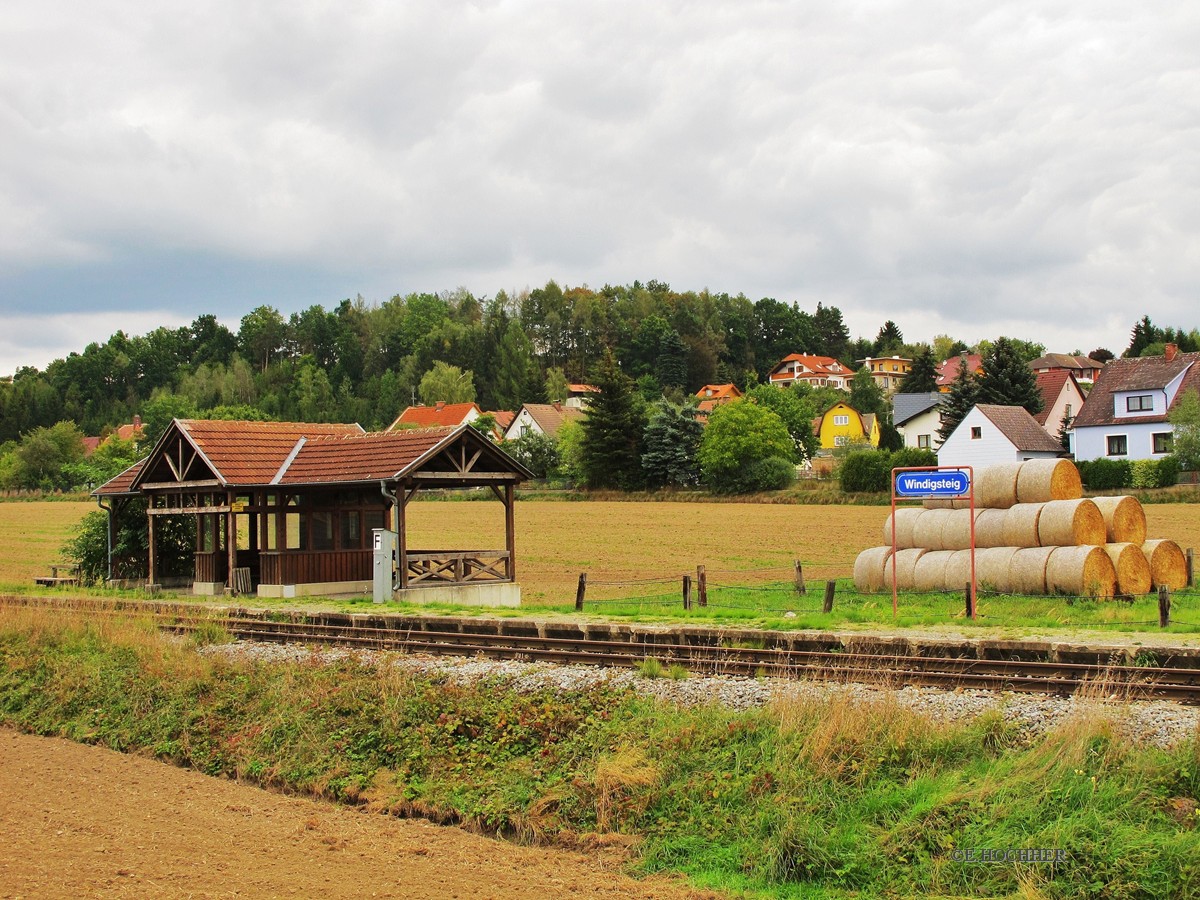 Haltestelle Windigsteig, Thayatalbahn