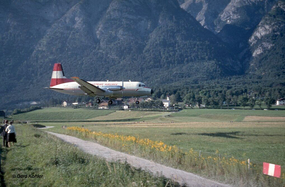 Handley Page 748 Landeanflug Innsbruck