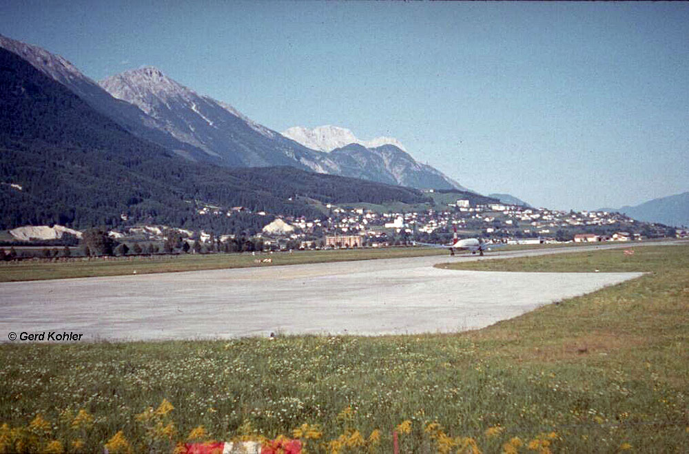 Handley Page 748 Landeanflug Innsbruck