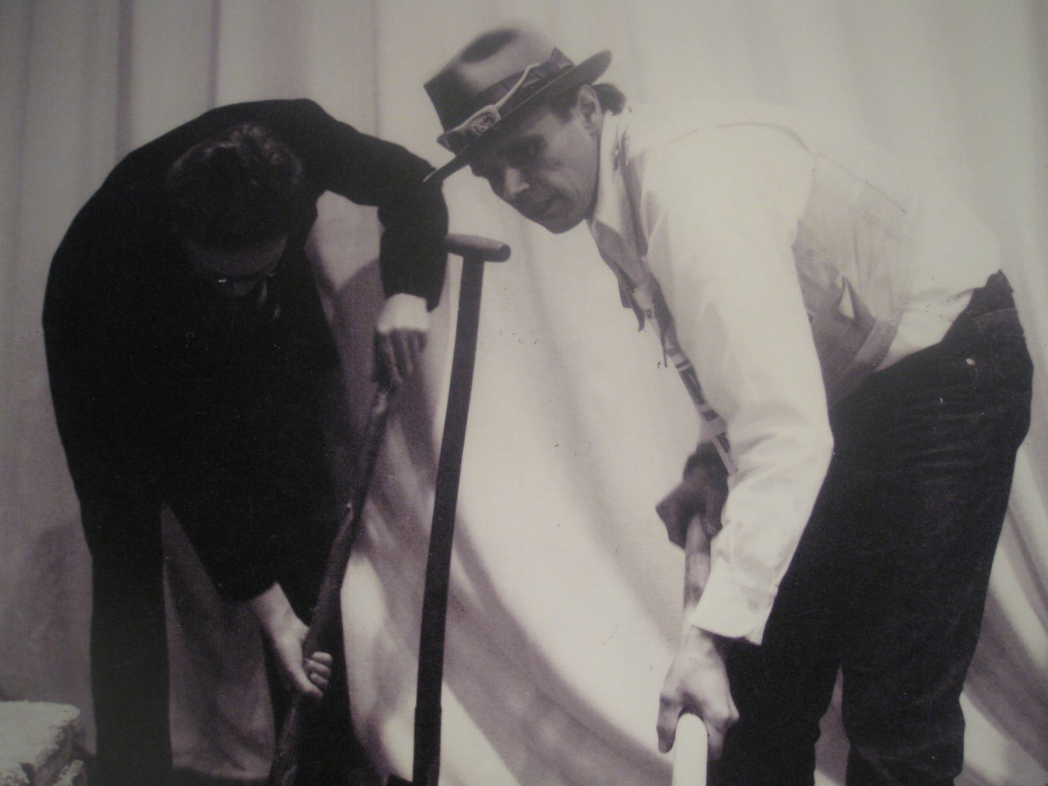 Hans Hollein und Joseph Beuys, Fotographie, Neue Galerie- Joanneum