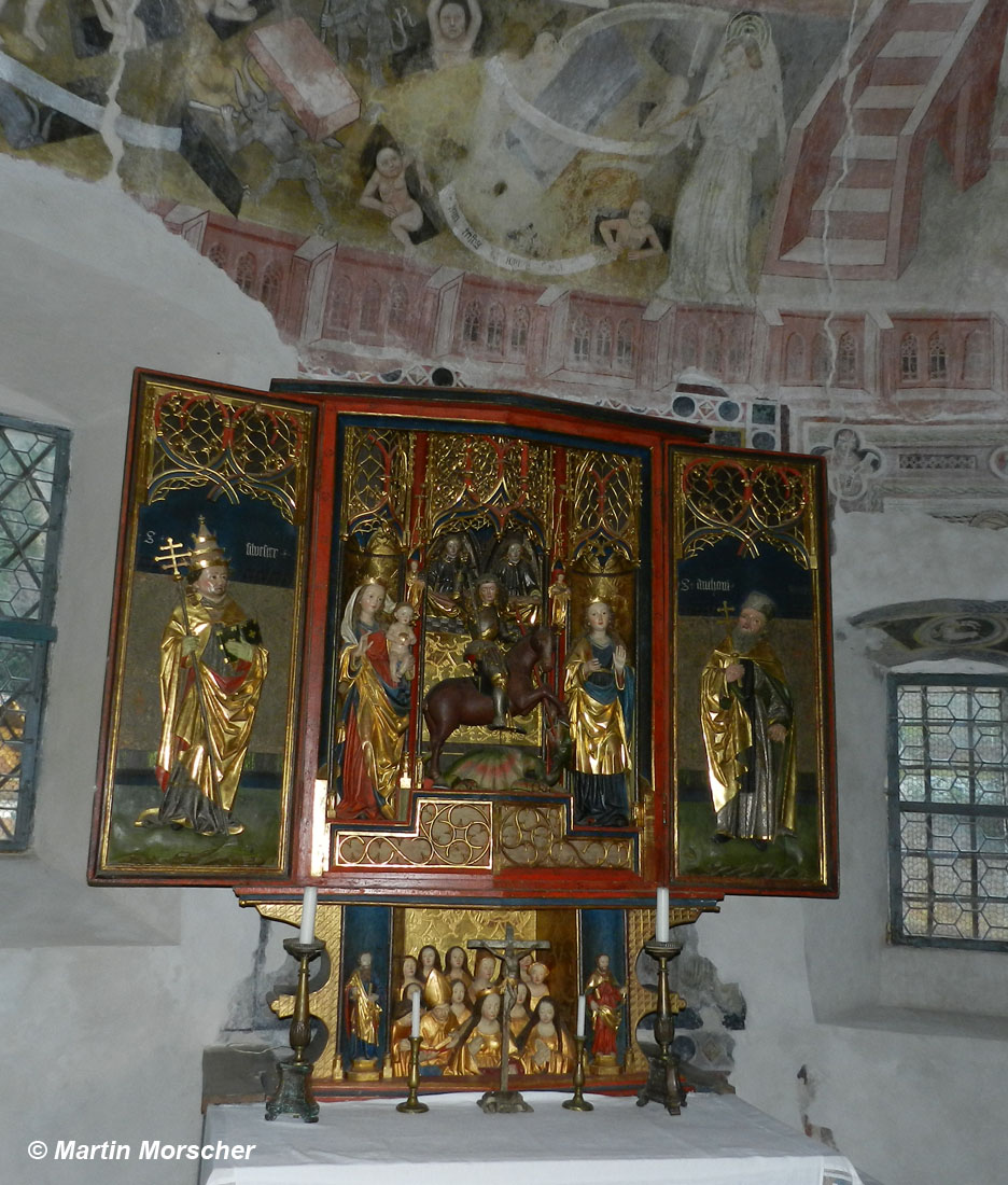 Hans Schnatterpeck Altar, St. Georg, Schenna