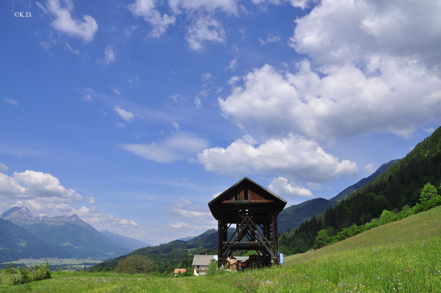 Harpfe am Wieserberg im Gailtal (Kärnten)