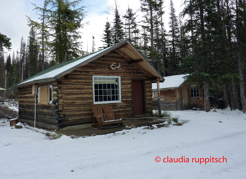 Harvey Walker und Herb Clark's Cabins, Cathedral Provincial Park, Kanada