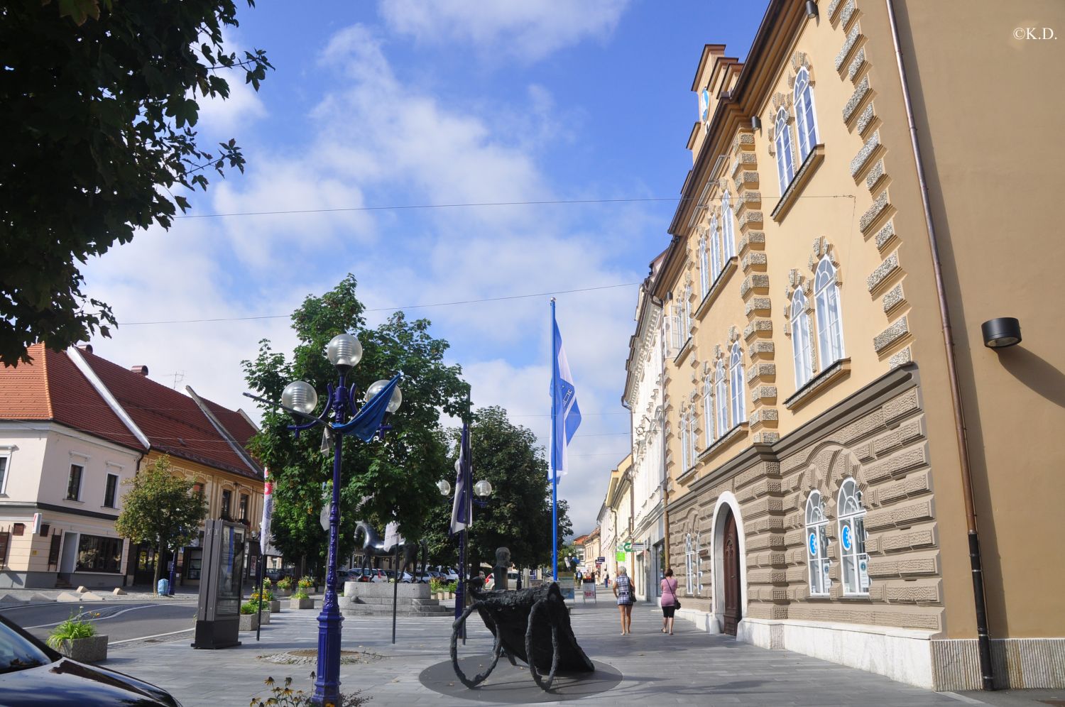 Hauptplatz von Slovenj Gradec (Slowenien)