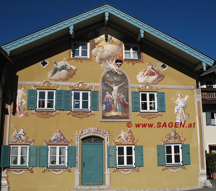 Haus Fürst in Mittenwald, Lüftlmalerei