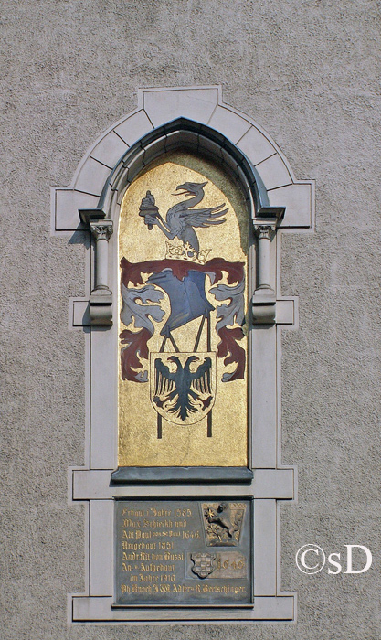 Hauswappen am Stauderhaus in Klagenfurt