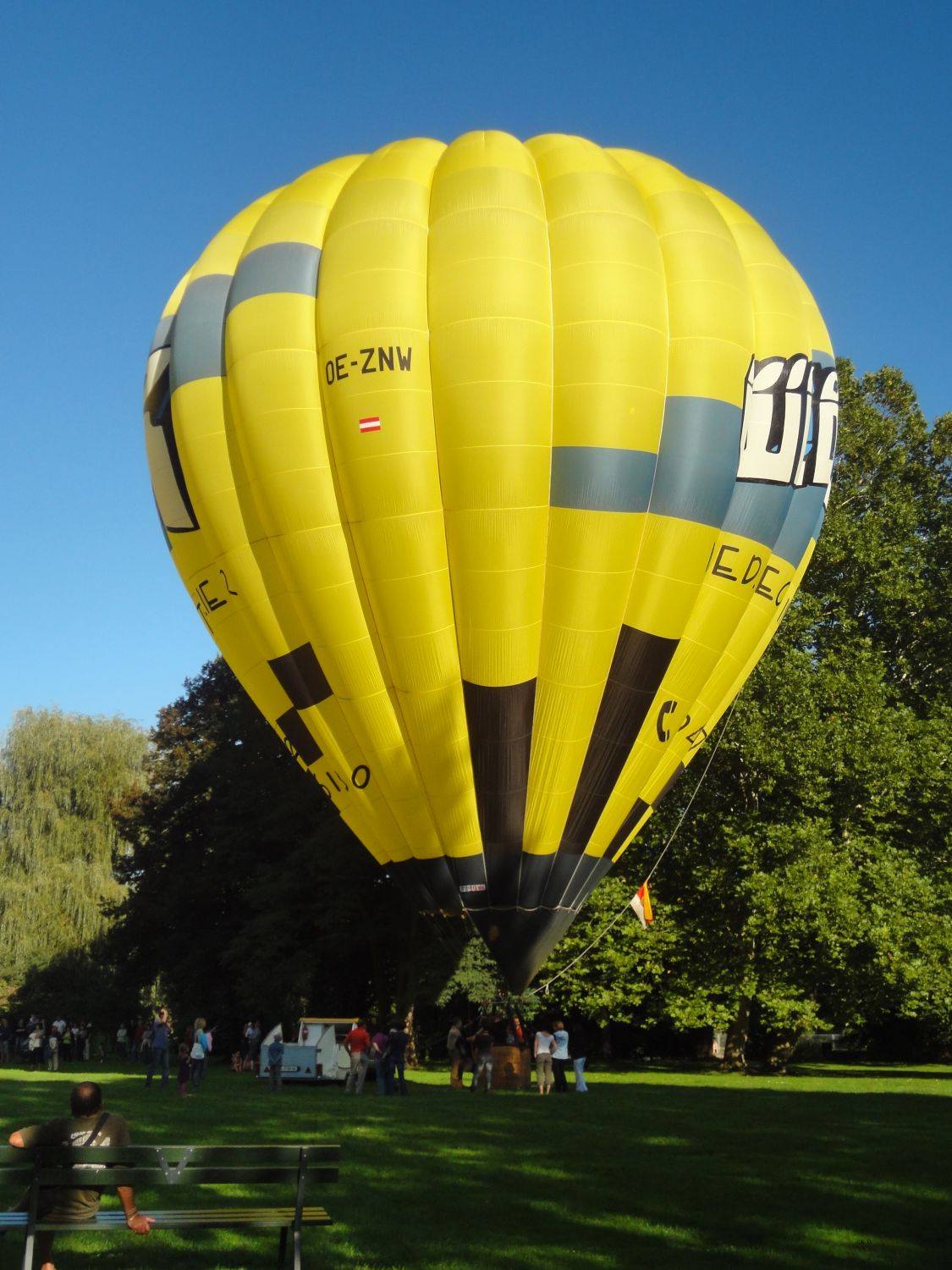 Heißluftballonstart im Europapark Klagenfurt