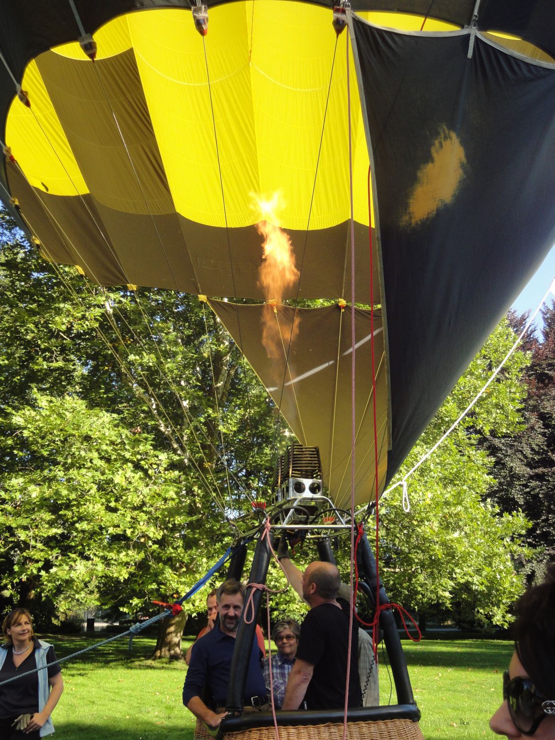 Heißluftballonstart im Europapark Klagenfurt