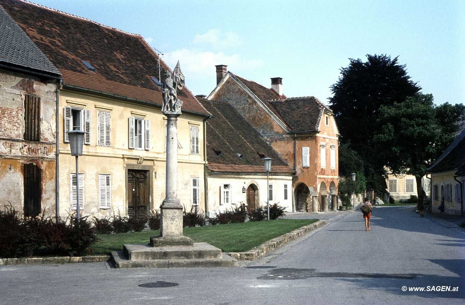 Heiligenstatue von Sankt Florian, Bad Radkersburg, 1960er-Jahre