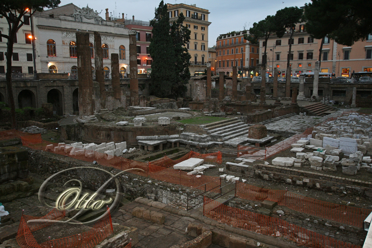 Heiligtümer am Largo Argentina in Rom