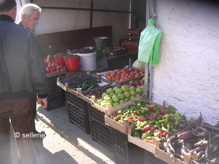 Herbstlicher Markt in Tirana