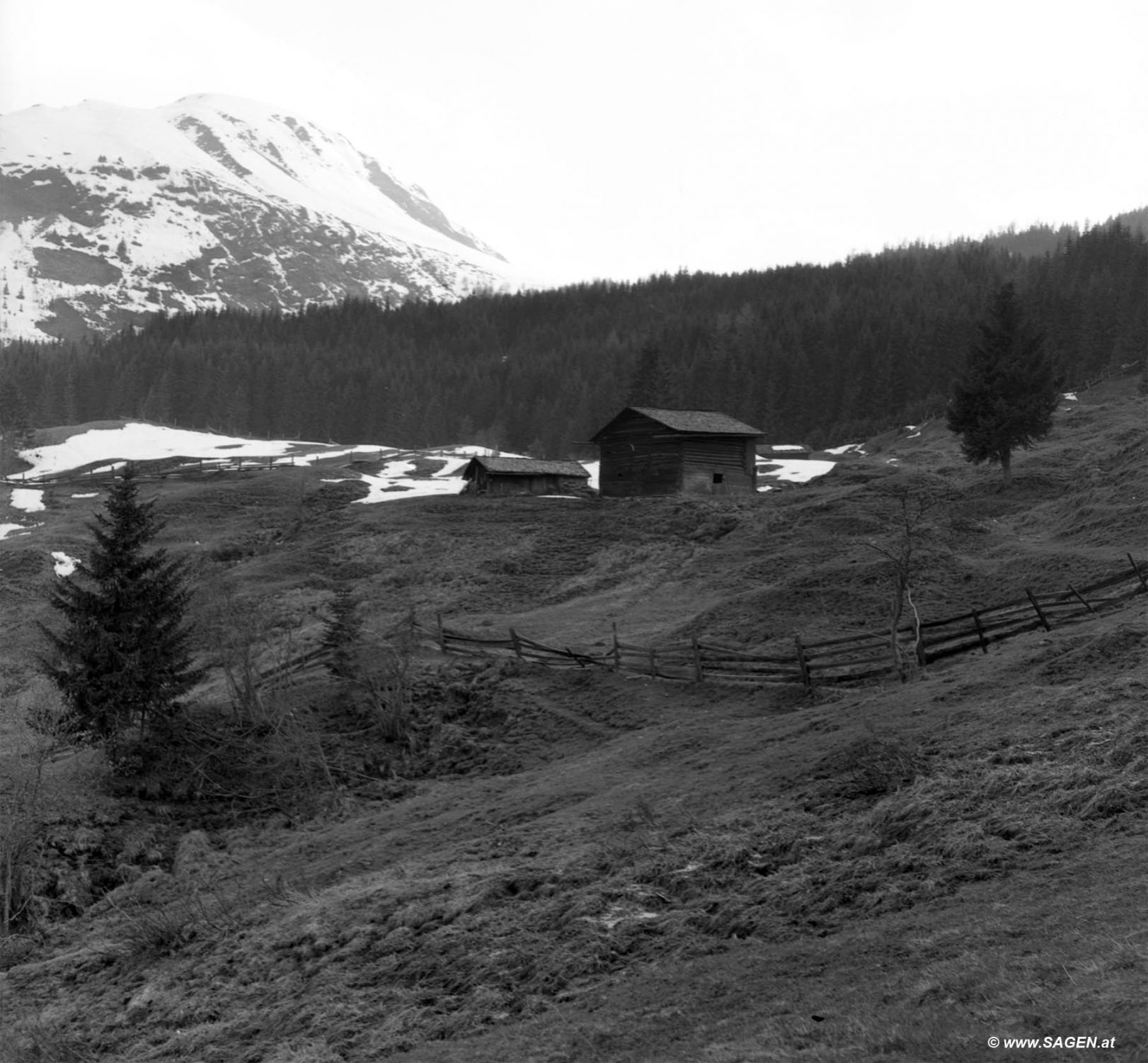 historische landwirtschaftliche Fläche Südtirol