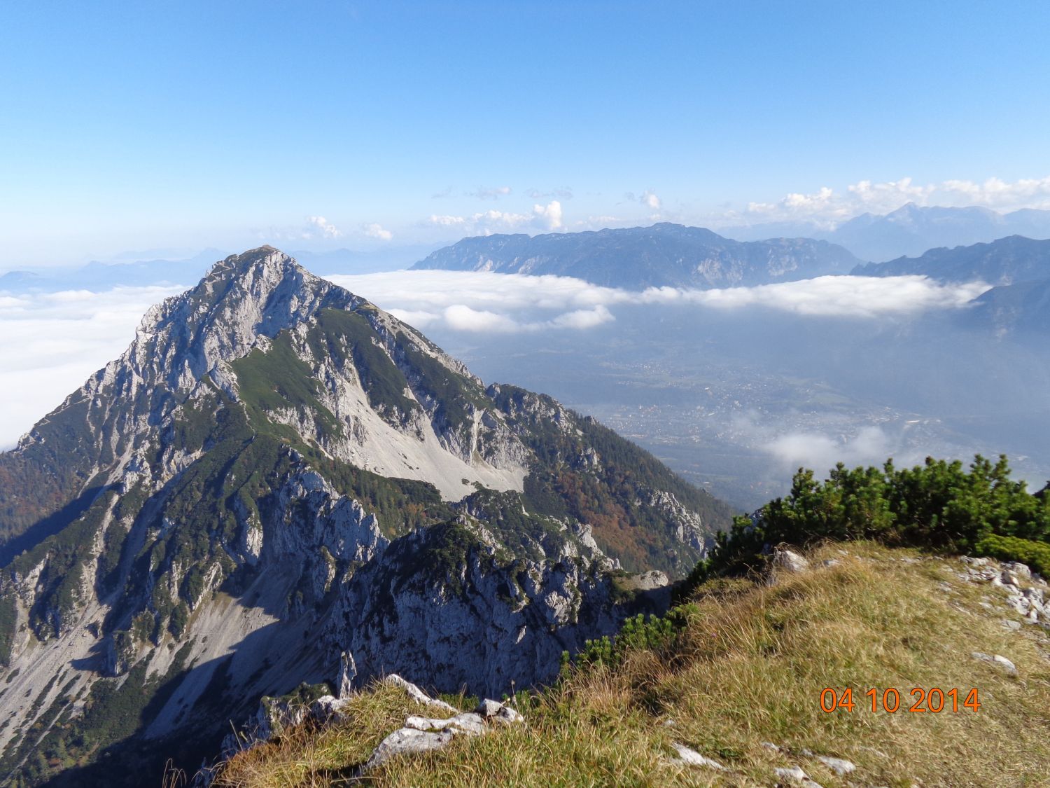 Hochstaufen 1771 müdM vom Zwiesel aus