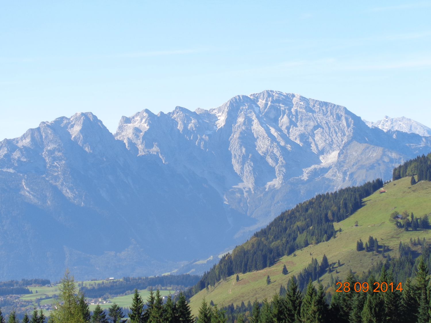 Hoher  Göll 2522 m üdM  Ostansicht