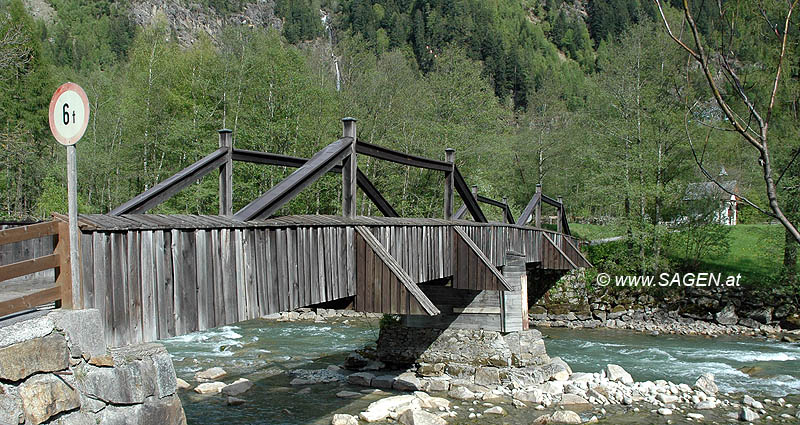 Holzbrücke Ötztal