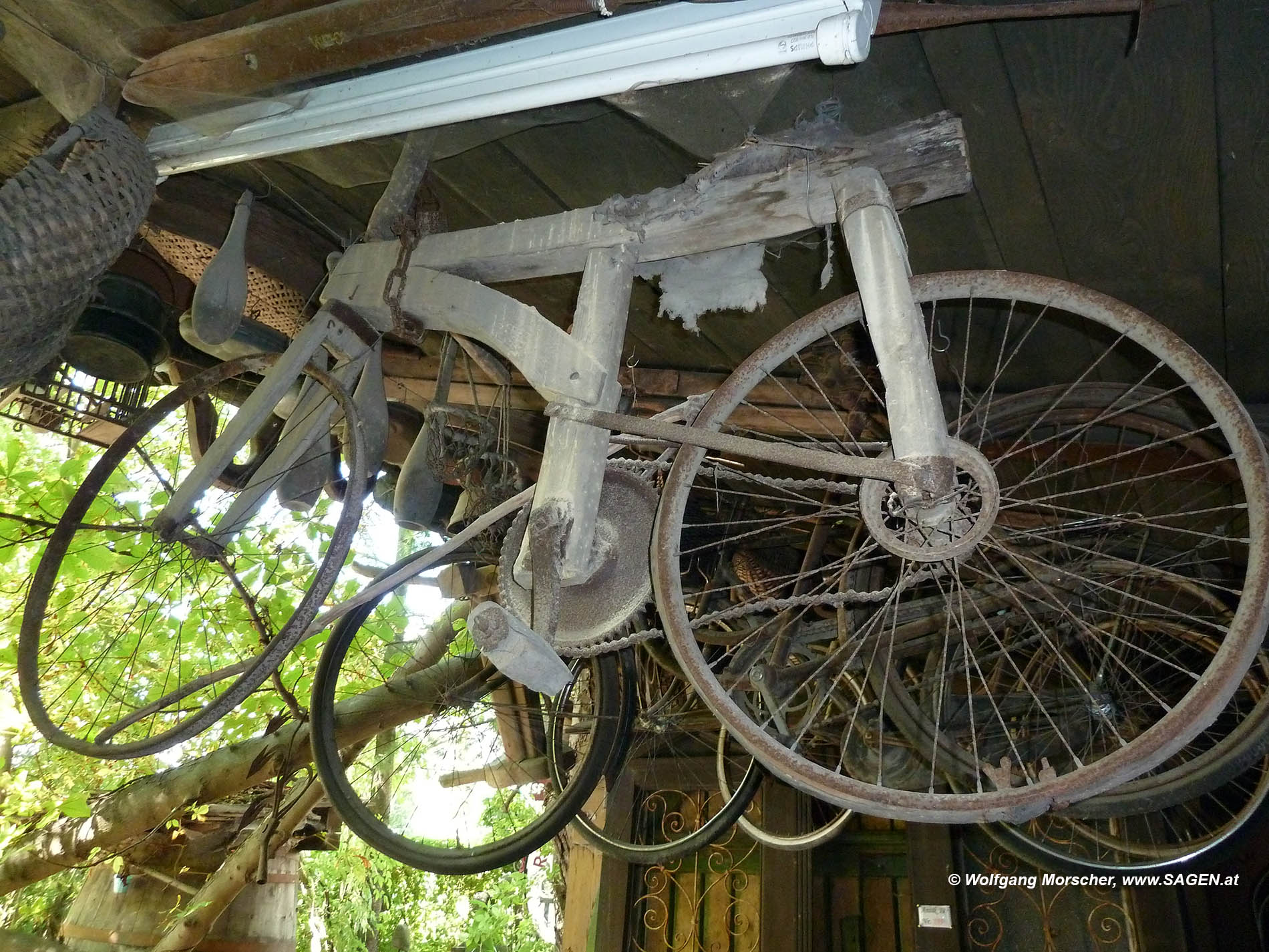 Holzfahrrad, selbst gebaut