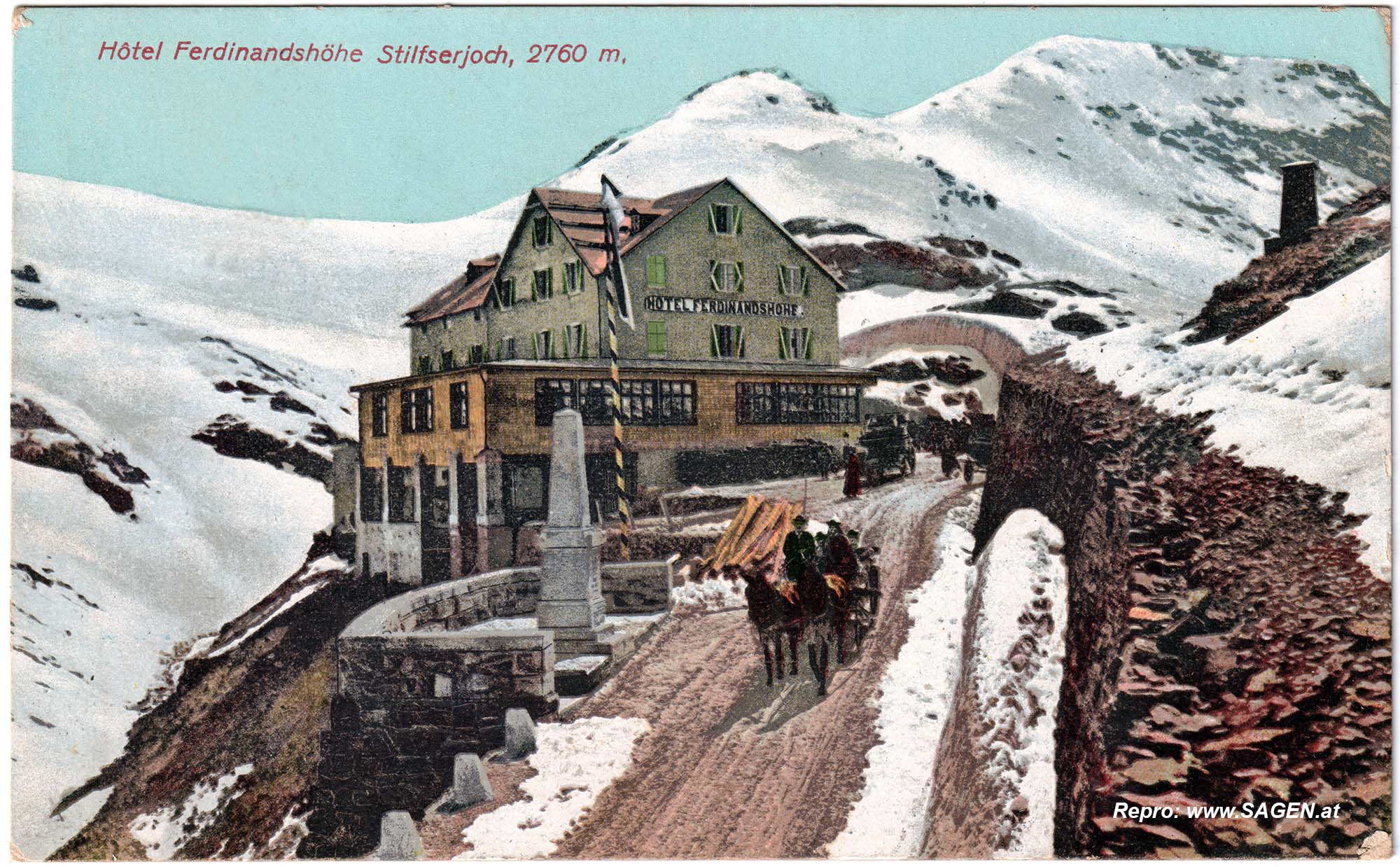 Hotel Ferdinandshöhe Stilfserjoch, 2760 m