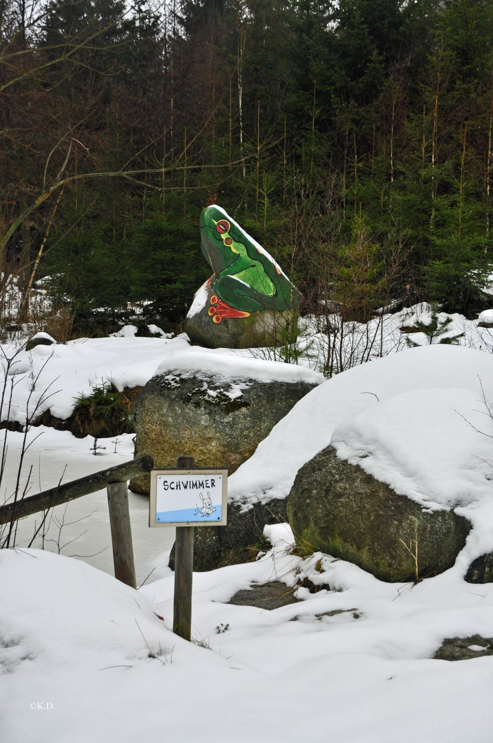 Hundebadeteich in Alt-Melon bei Arbesbach (Bezirk Zwettl)