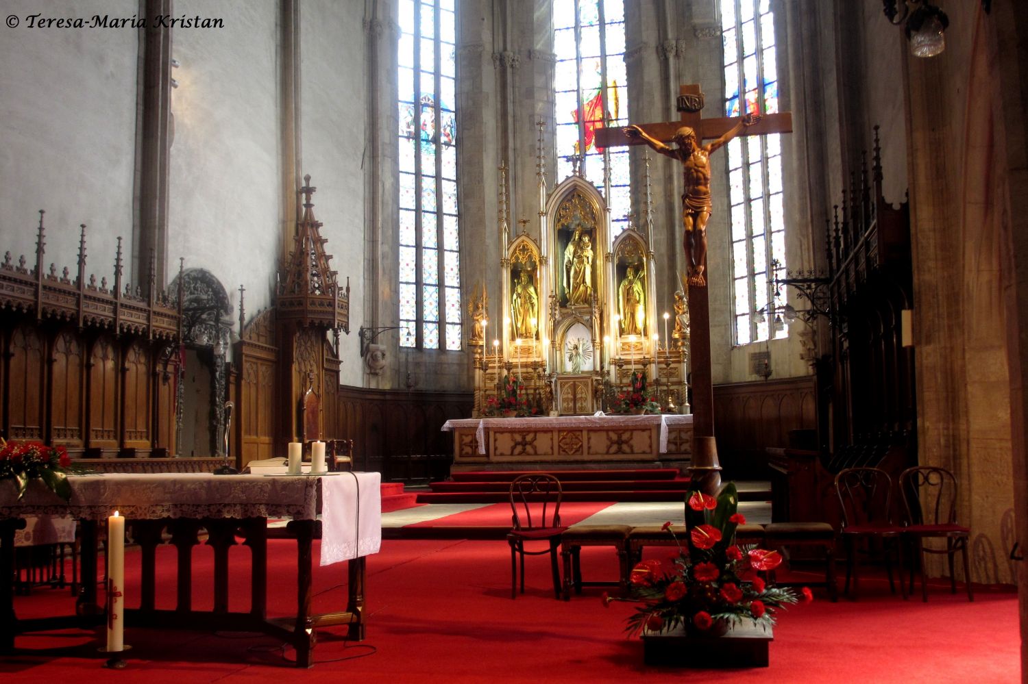 Innenraum, Hochaltar, Klausenburger Michaelskirche/Cluj-Napoca