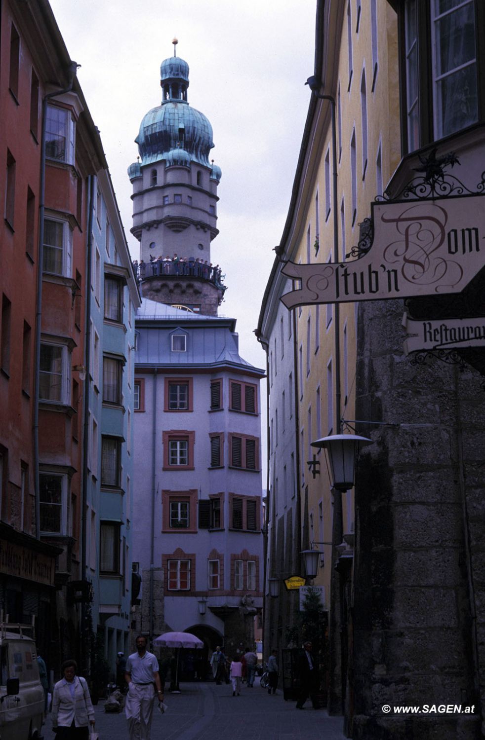 Innsbruck, Altstadt im Jahr 1985