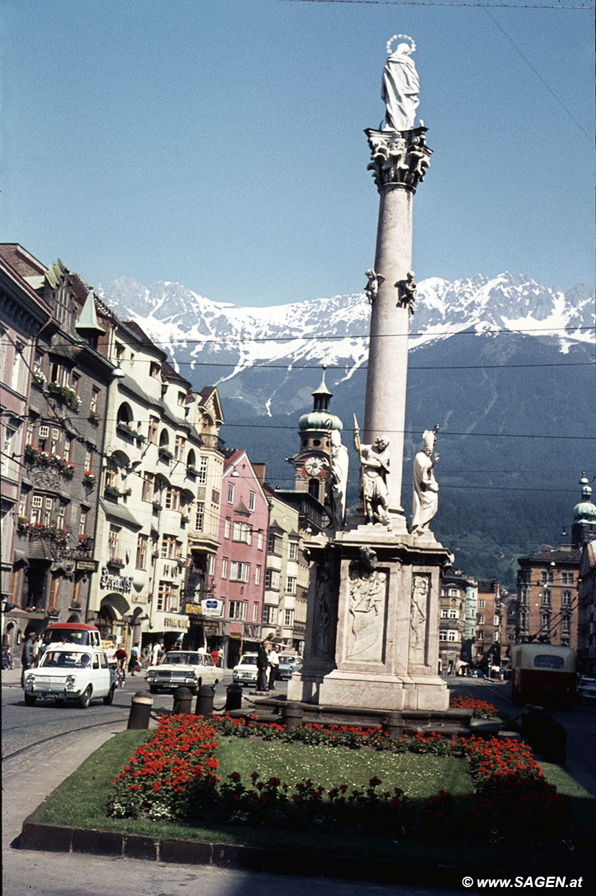 Innsbruck Annasäule um 1970