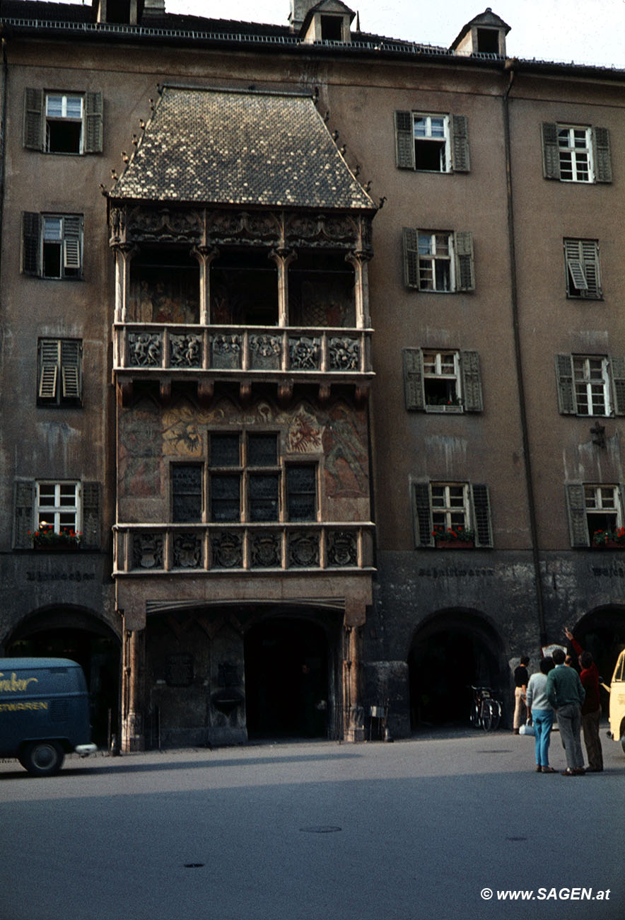 Innsbruck Goldenes Dachl 1960er-Jahre