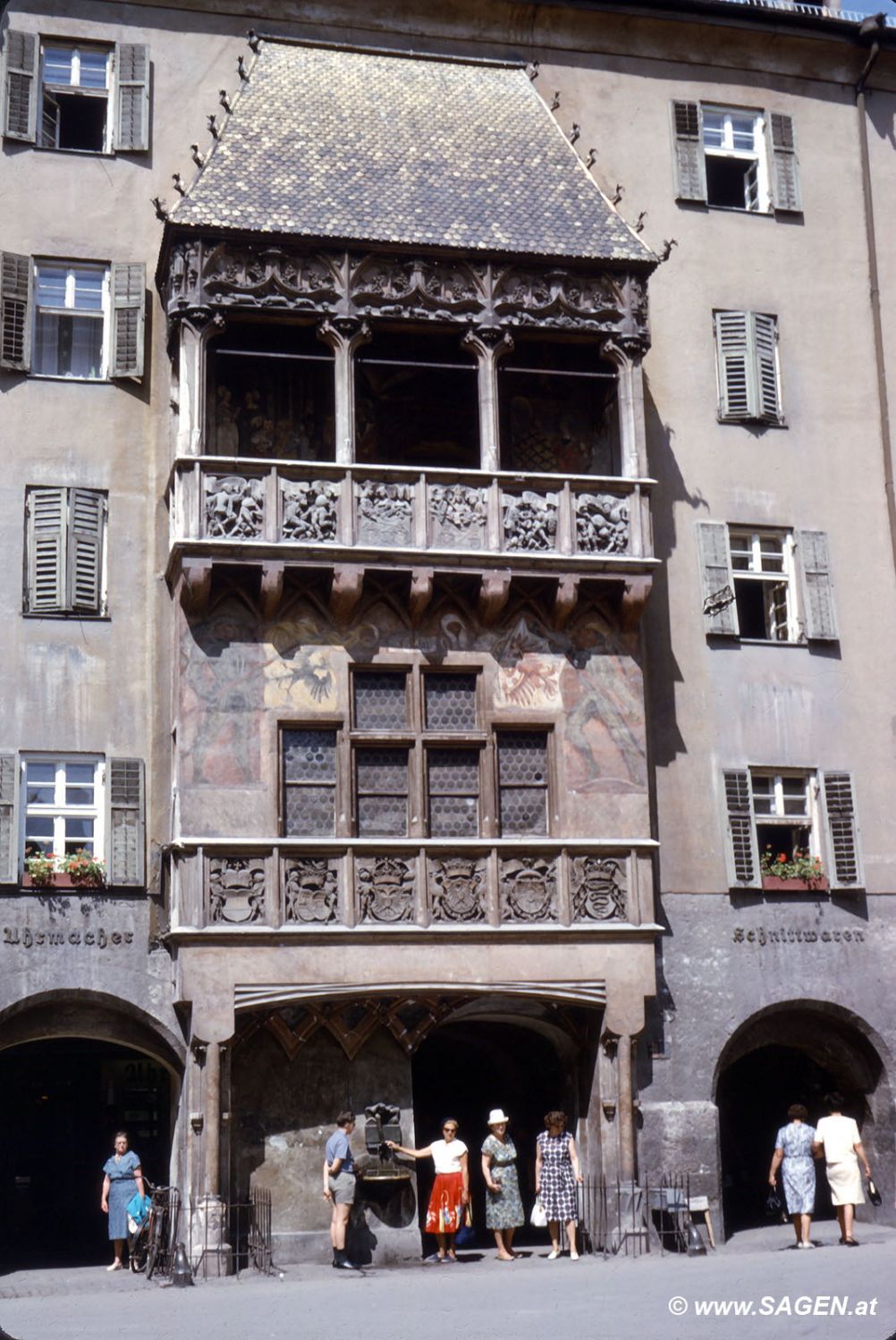 Innsbruck Goldenes Dachl im Jahr 1965