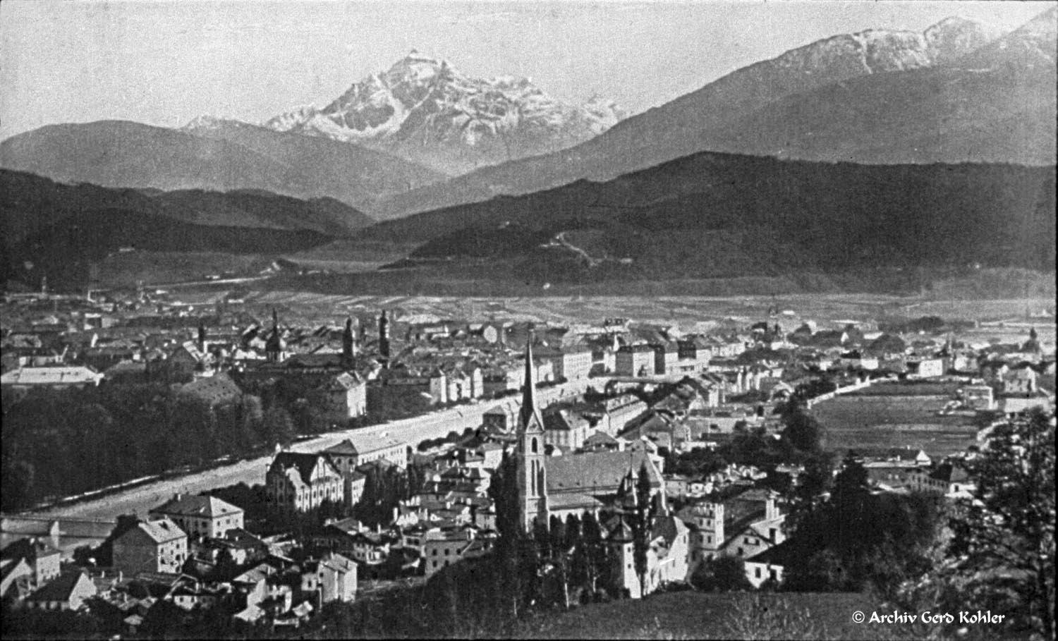 Innsbruck historische Aufnahme