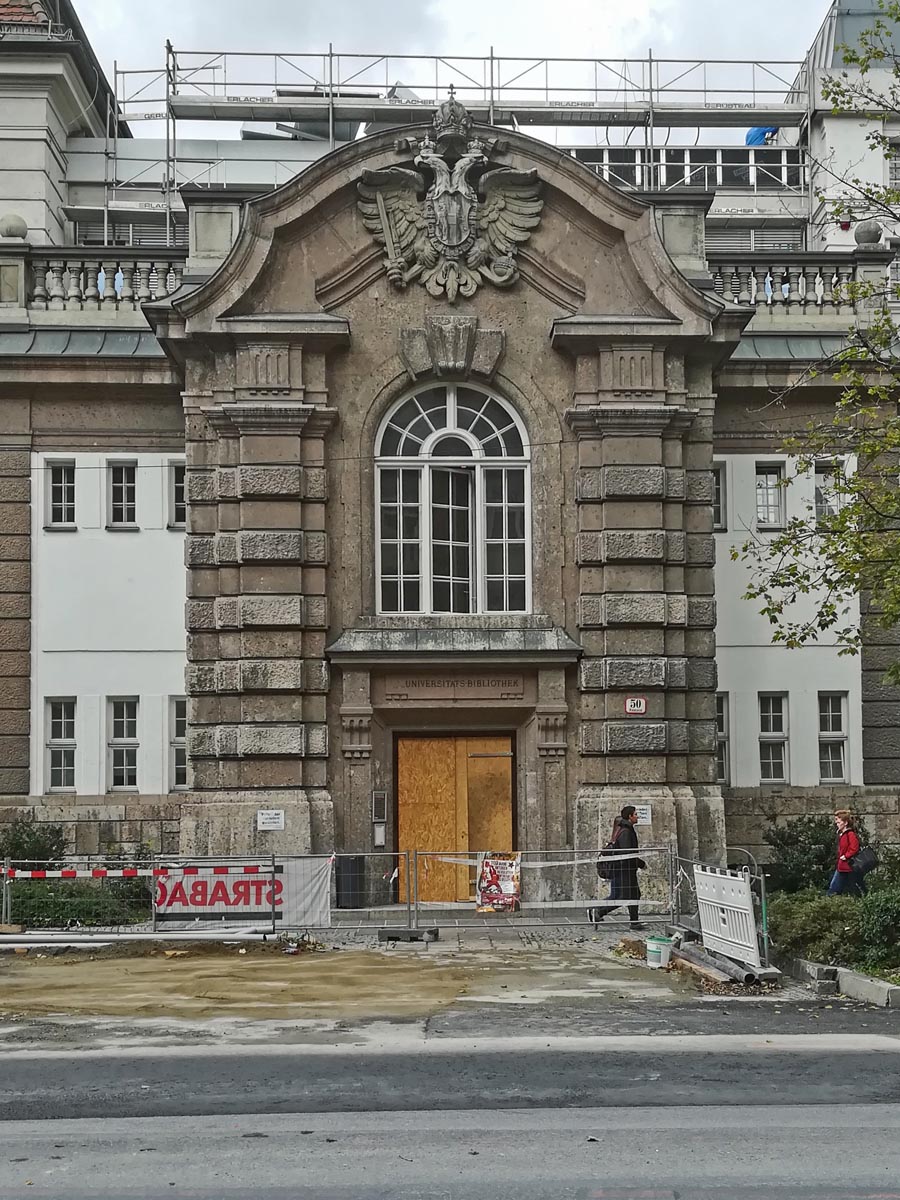 Innsbruck, Innrain - Portal Universitätsbibliothek