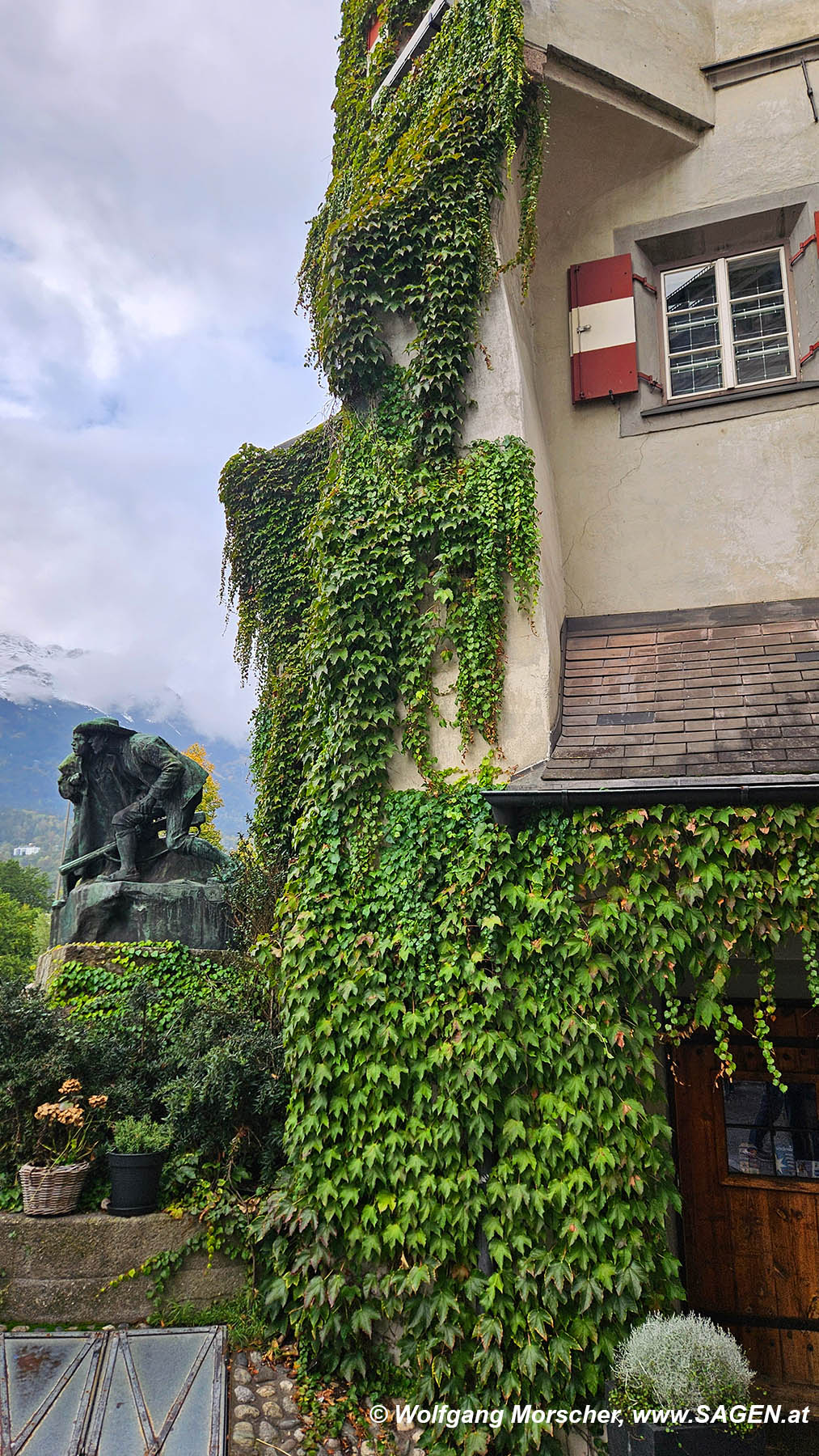 Innsbruck, letzte freistehende Stadtmauer