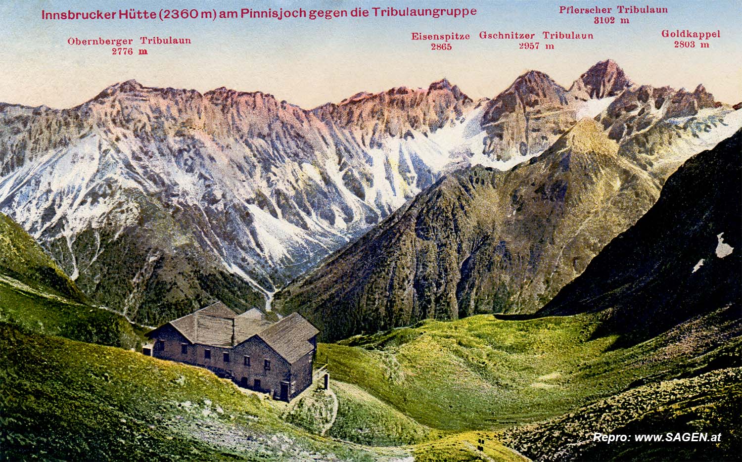 Innsbrucker Hütte und Tribulaungruppe