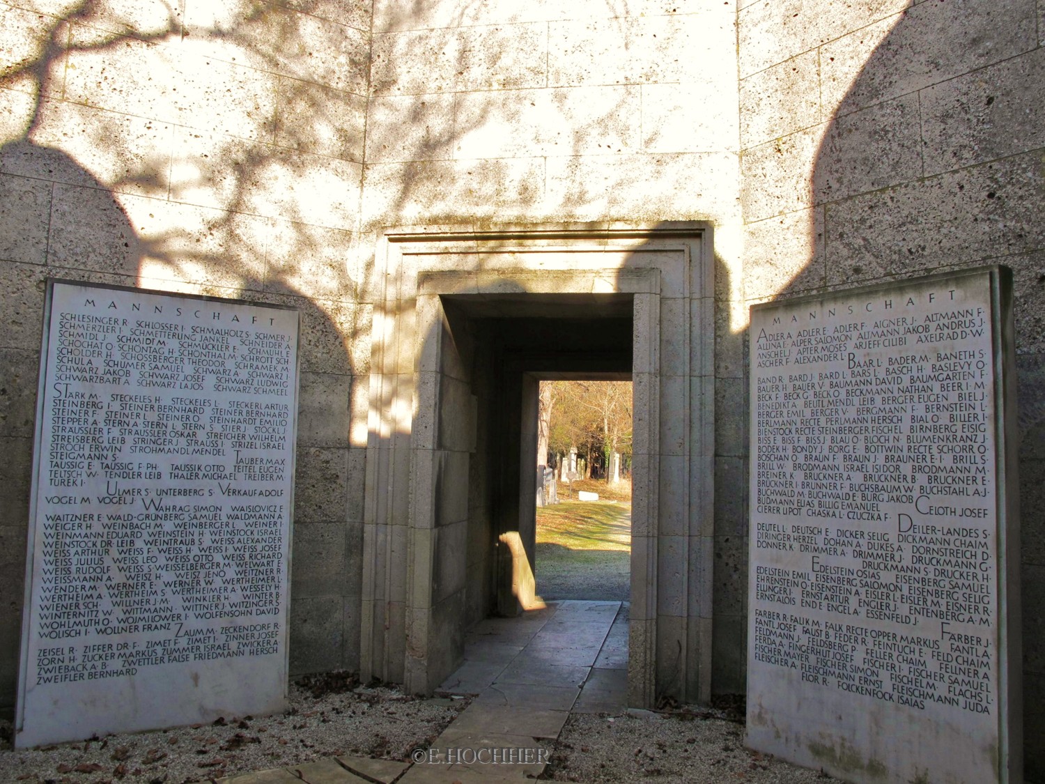 Jüdisches Kriegerdenkmal/Innenansicht, Zentralfriedhof Wien