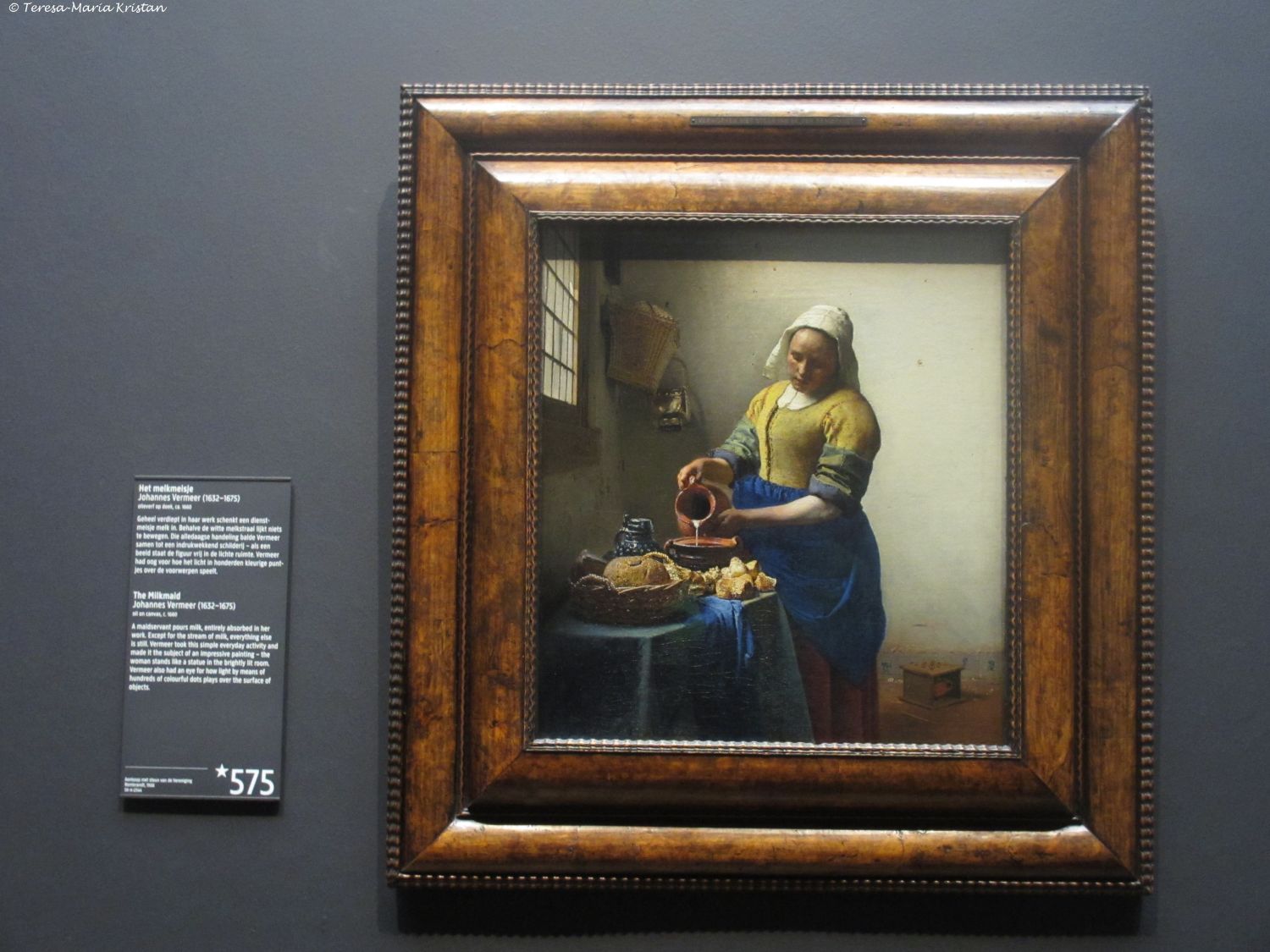 Jan Vermeer  Dienstmagd mit Milchkrug