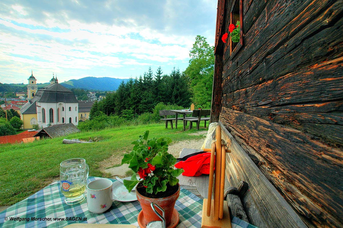 Jause im Rauchhaus, Mondsee