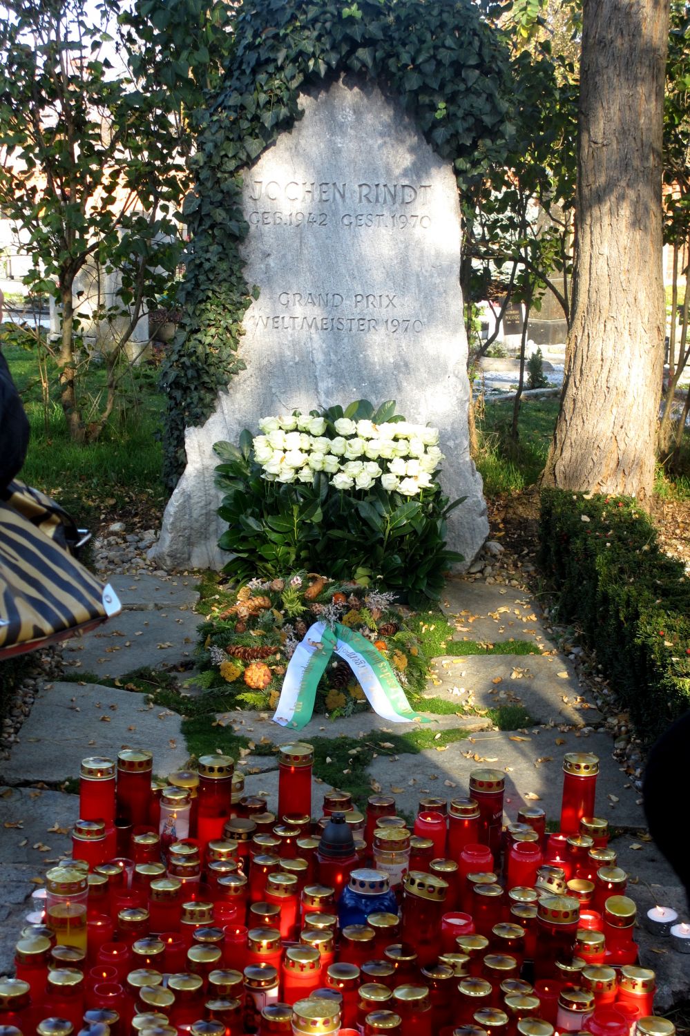 Jochen Rindt - Grab, Zentralfriedhof Graz