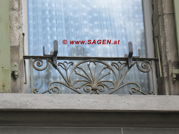 Jugendstilfenstergitter in Lausanne