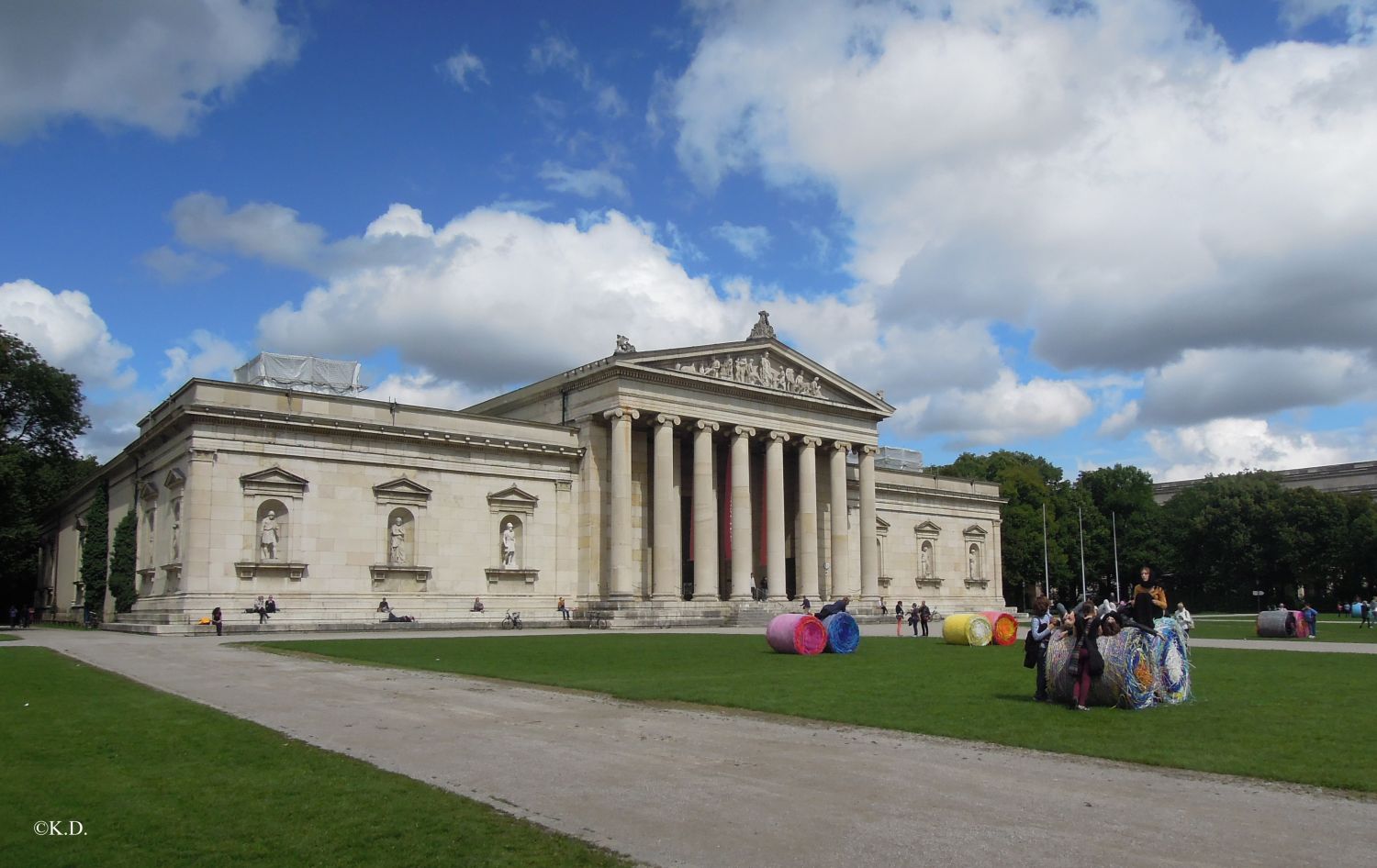 Königsplatz in München - Glyptothek