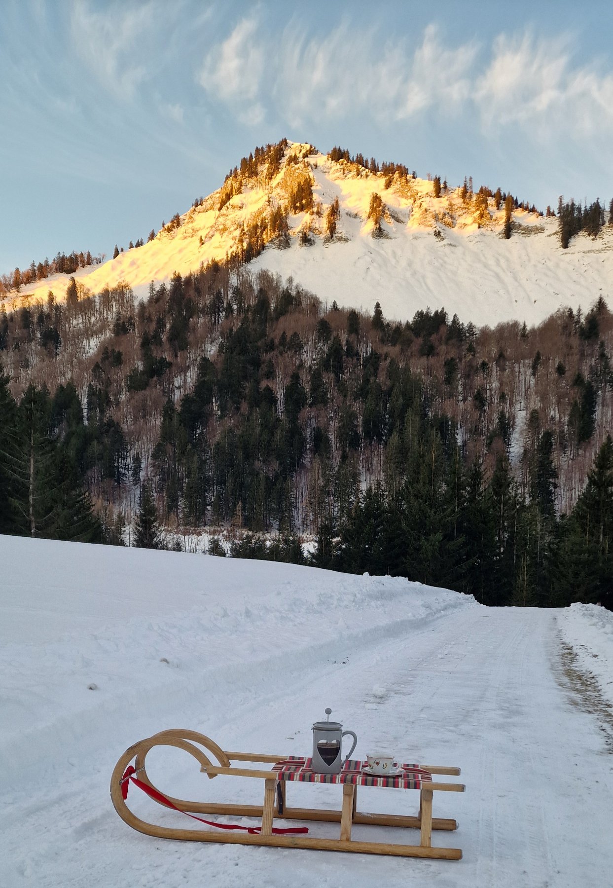 Kaffee auf der Grögernalm in Salzburg