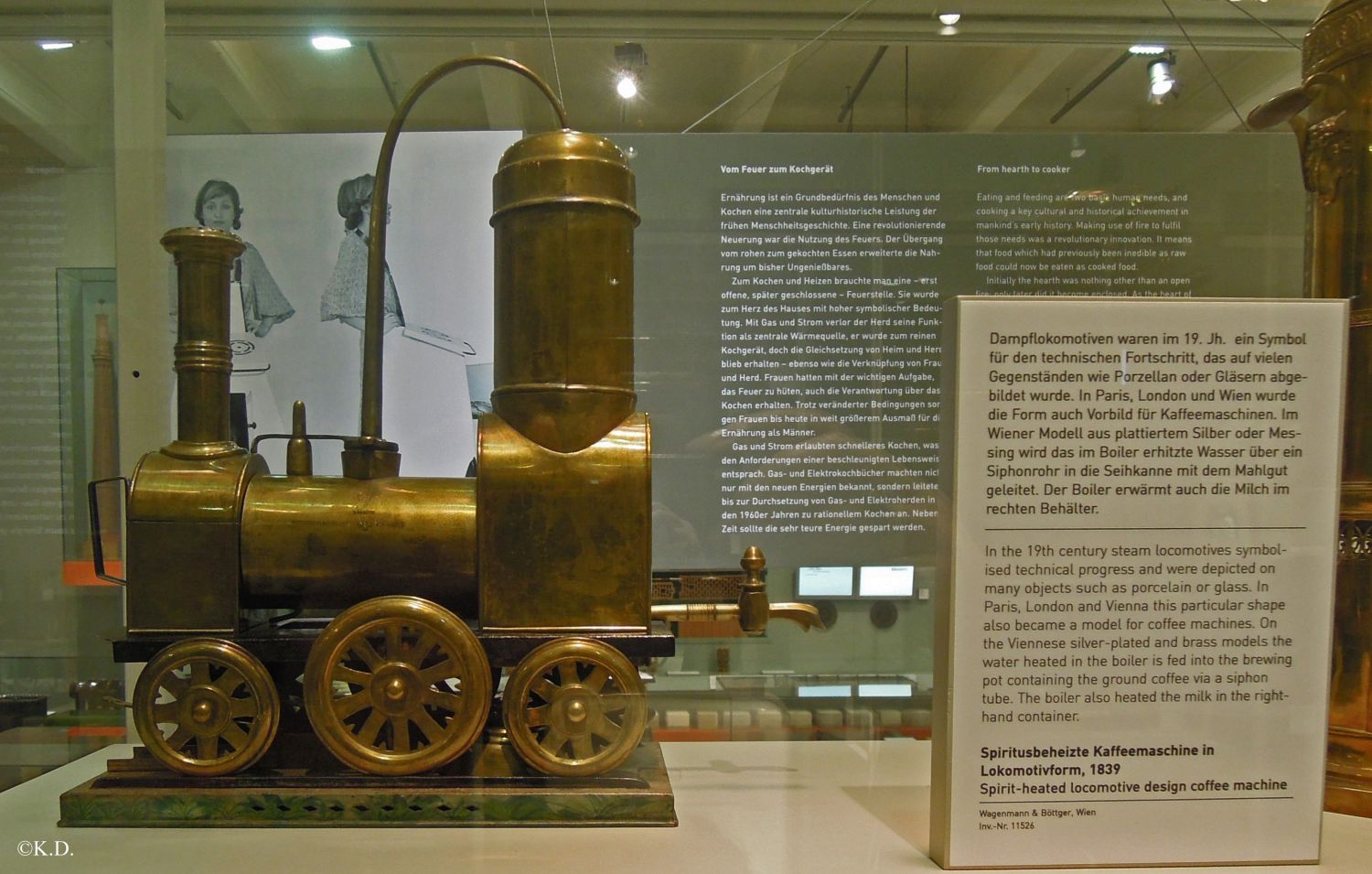 Kaffeemaschinen im Technischen Museum Wien