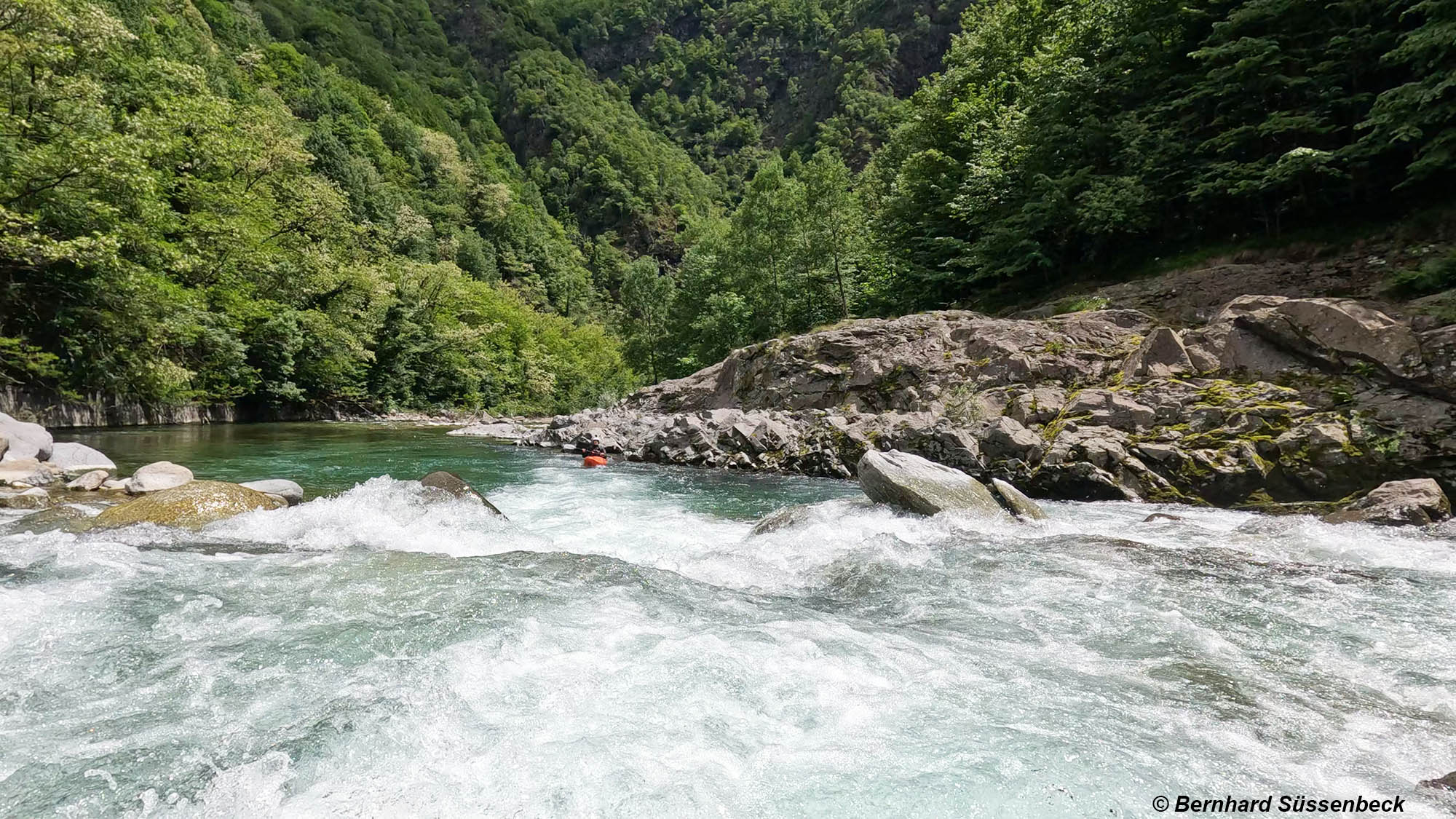 Kajakfahren am Mastallone