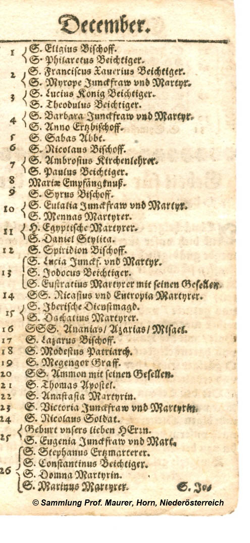 Kalenderblatt ex 1677