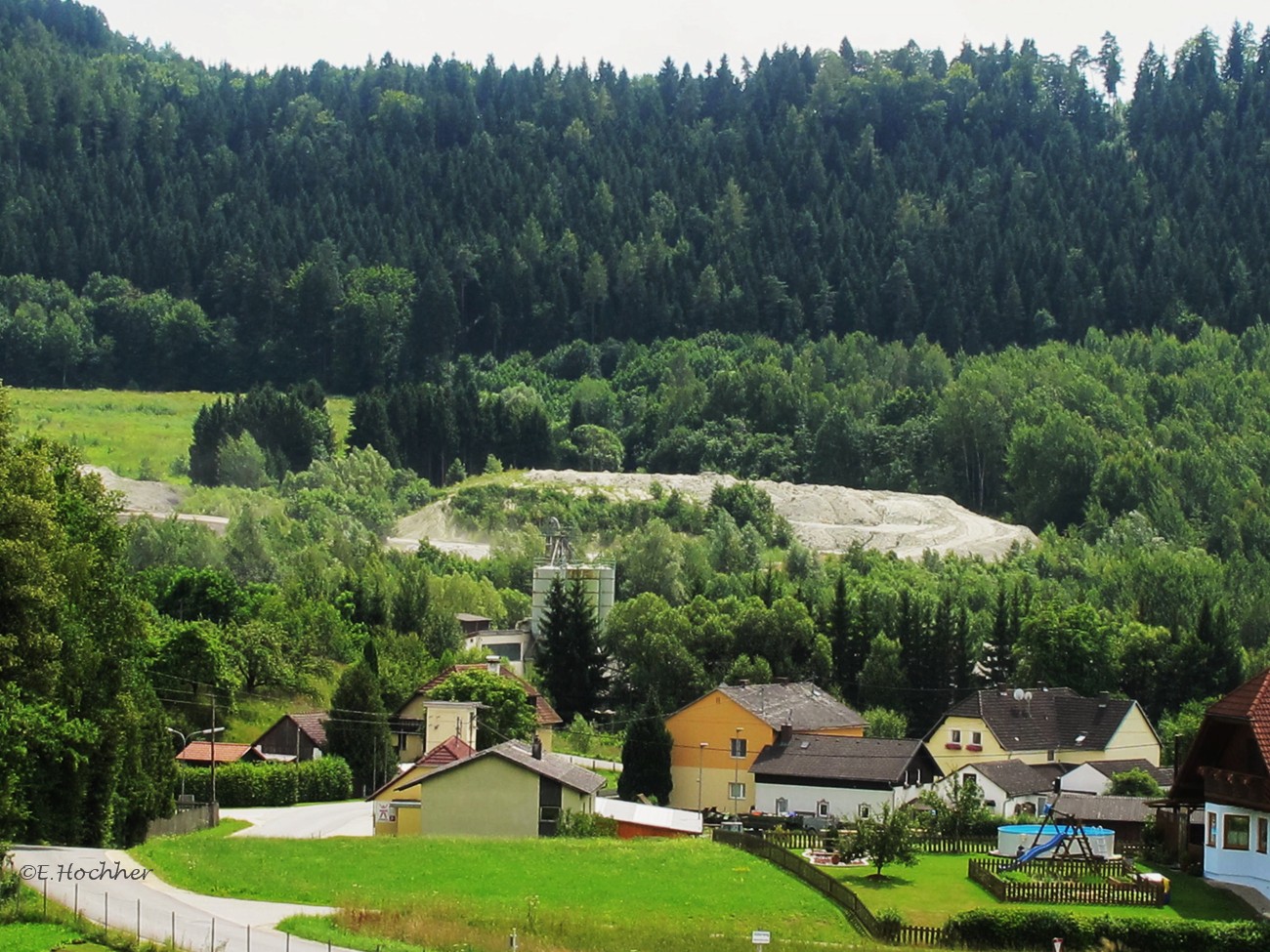 Kaolinabbau in Kriechbaum