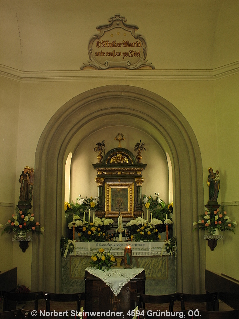 Kapelle Maria Ellend Altar