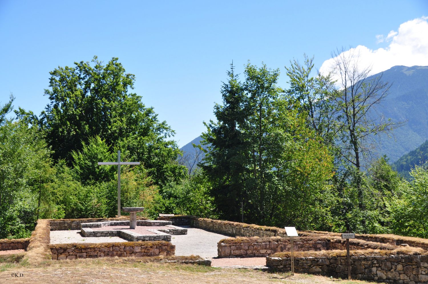 Katholische Doppelkirche auf dem Hemmaberg