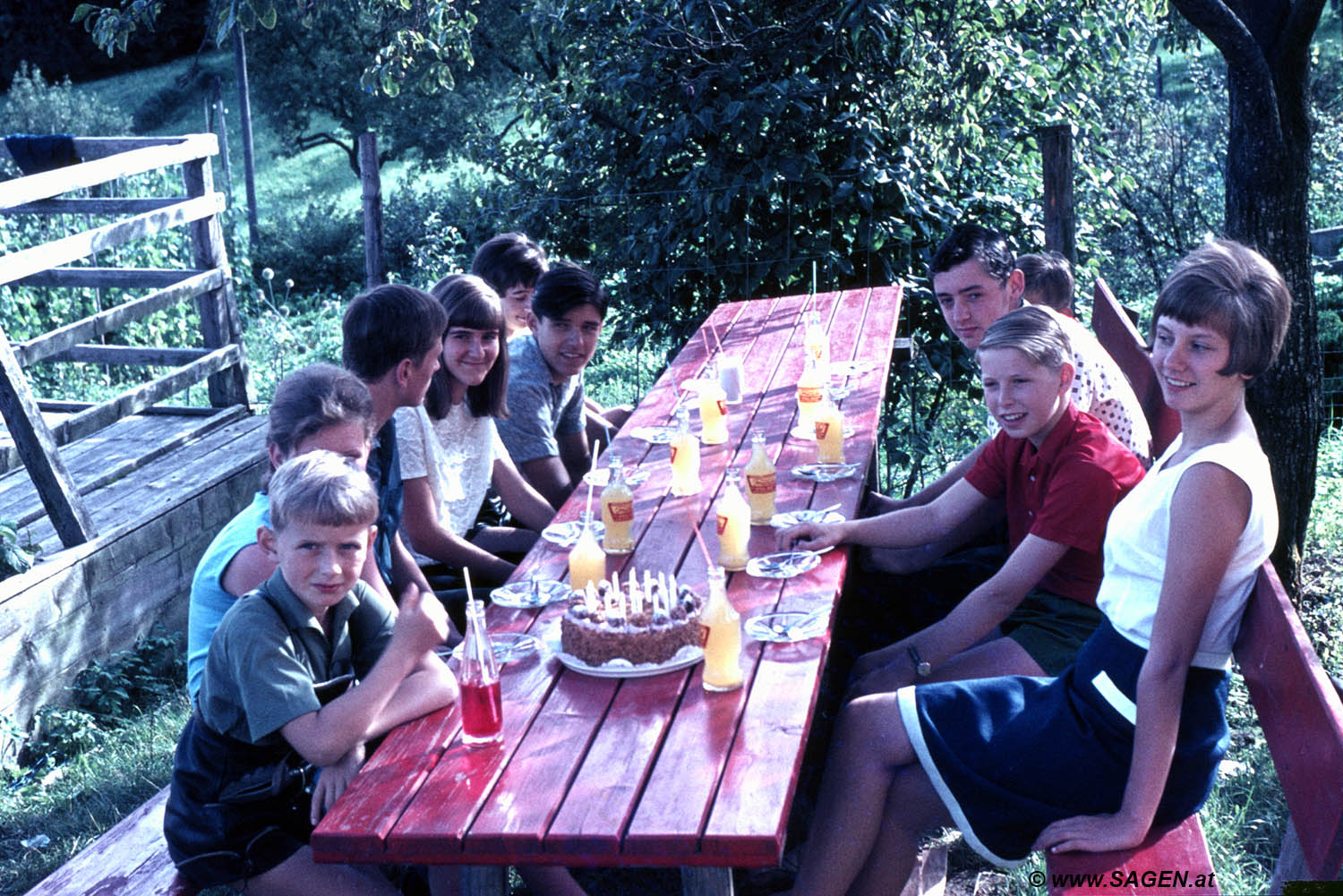 Kindergeburtstag 1960er Gastgarten