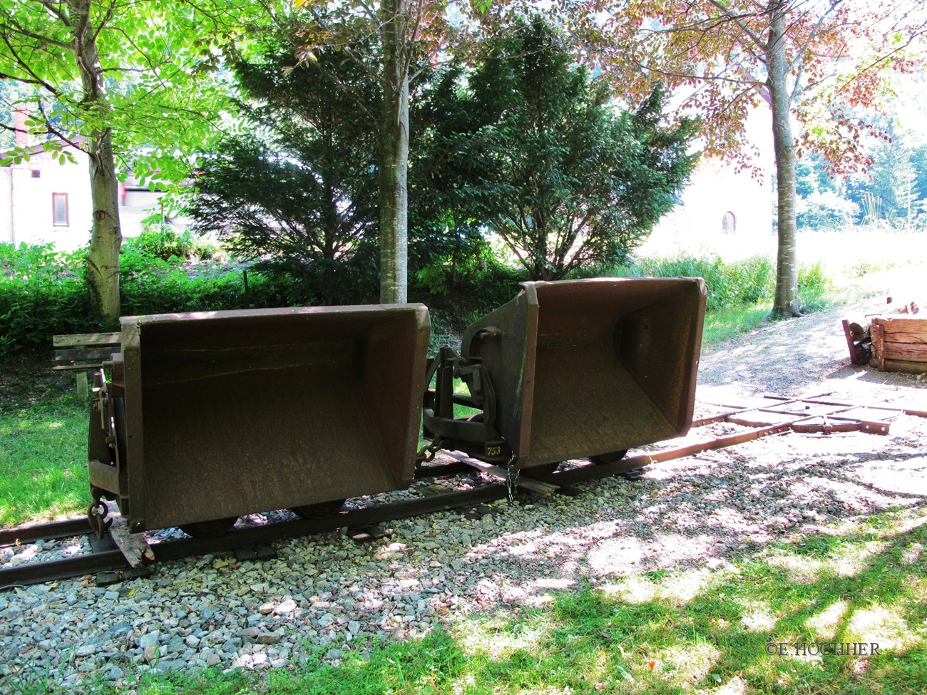 Kippmulden im Feld-und Industriebahn-Museum in Freiland, Niederösterreich