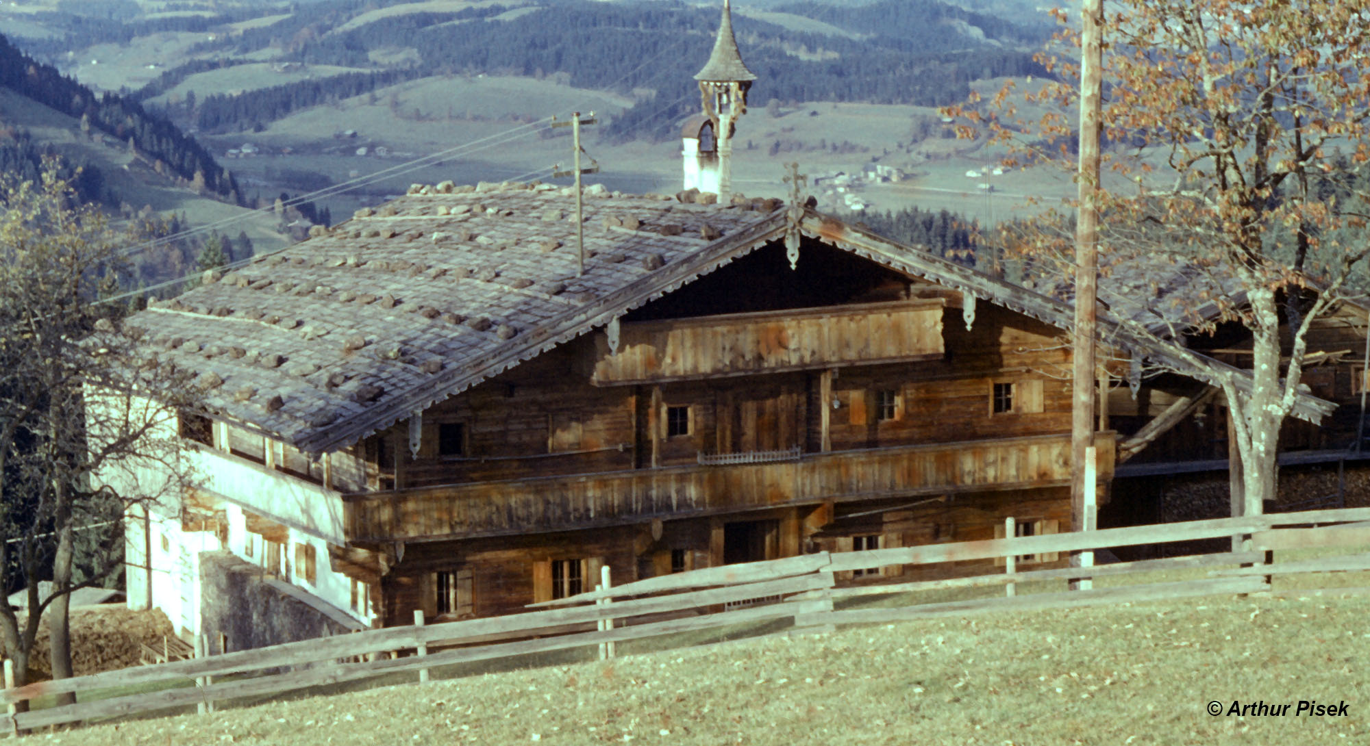 Kirchberg Tirol Bauernhöfe unterm Maierl 1959