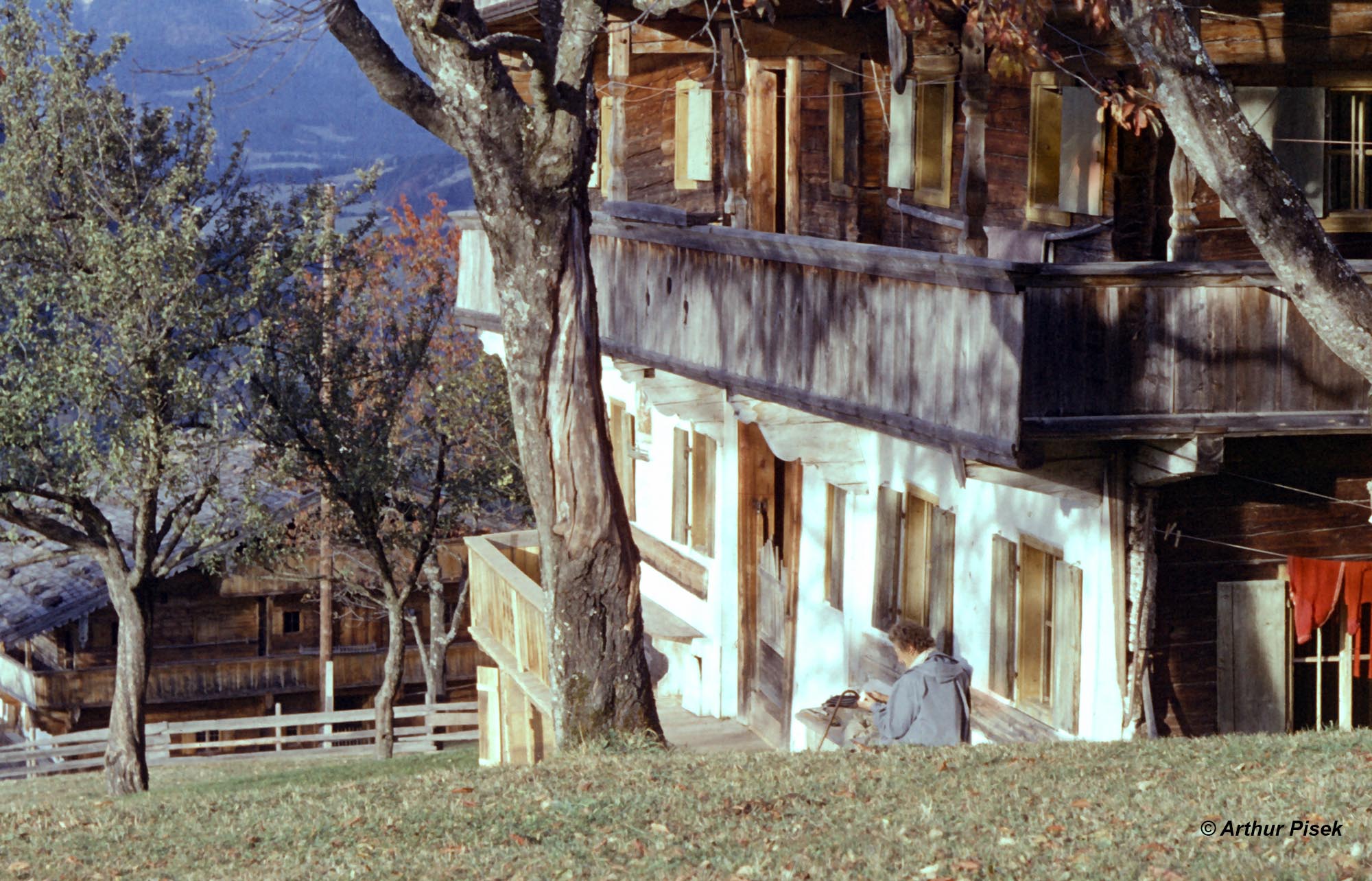 Kirchberg Tirol Bauernhöfe unterm Maierl 1959