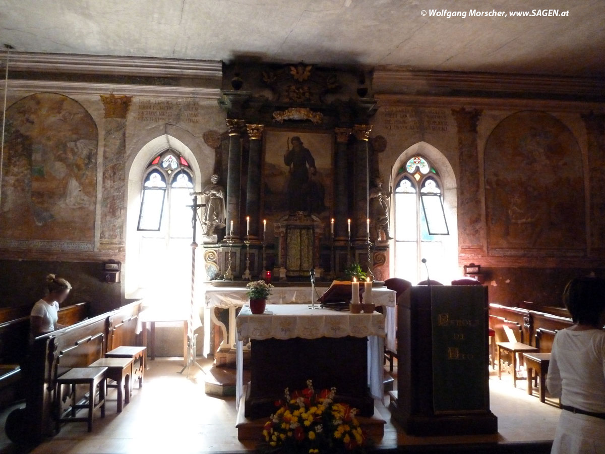 Kirche des Hl. Romedius auf San Romedio